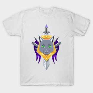 Robo-cat coat of arms. T-Shirt